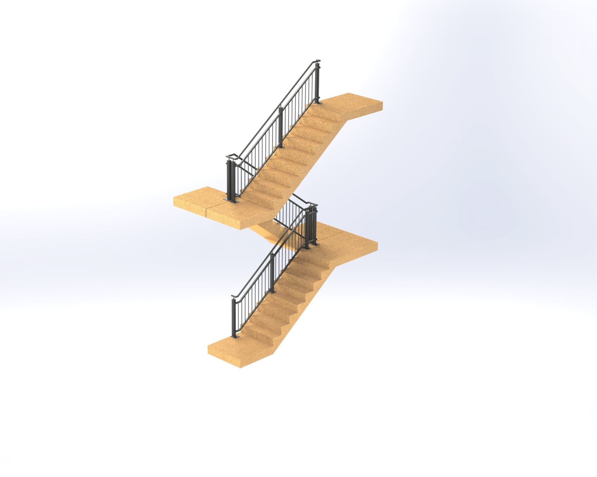 CURVED STAIR BALUSTRADE