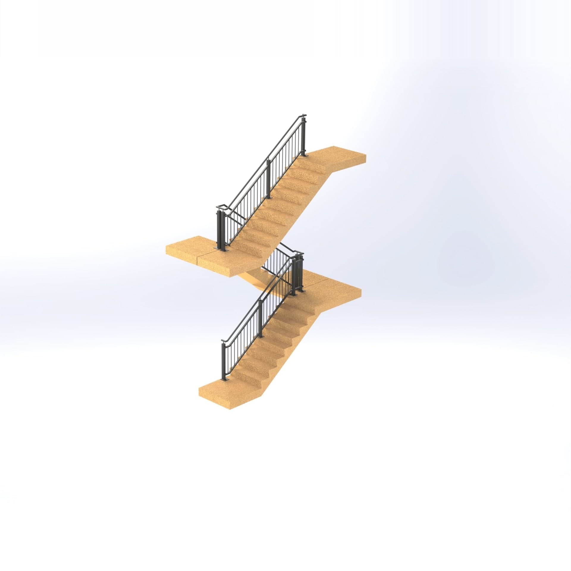 CURVED STAIR BALUSTRADE